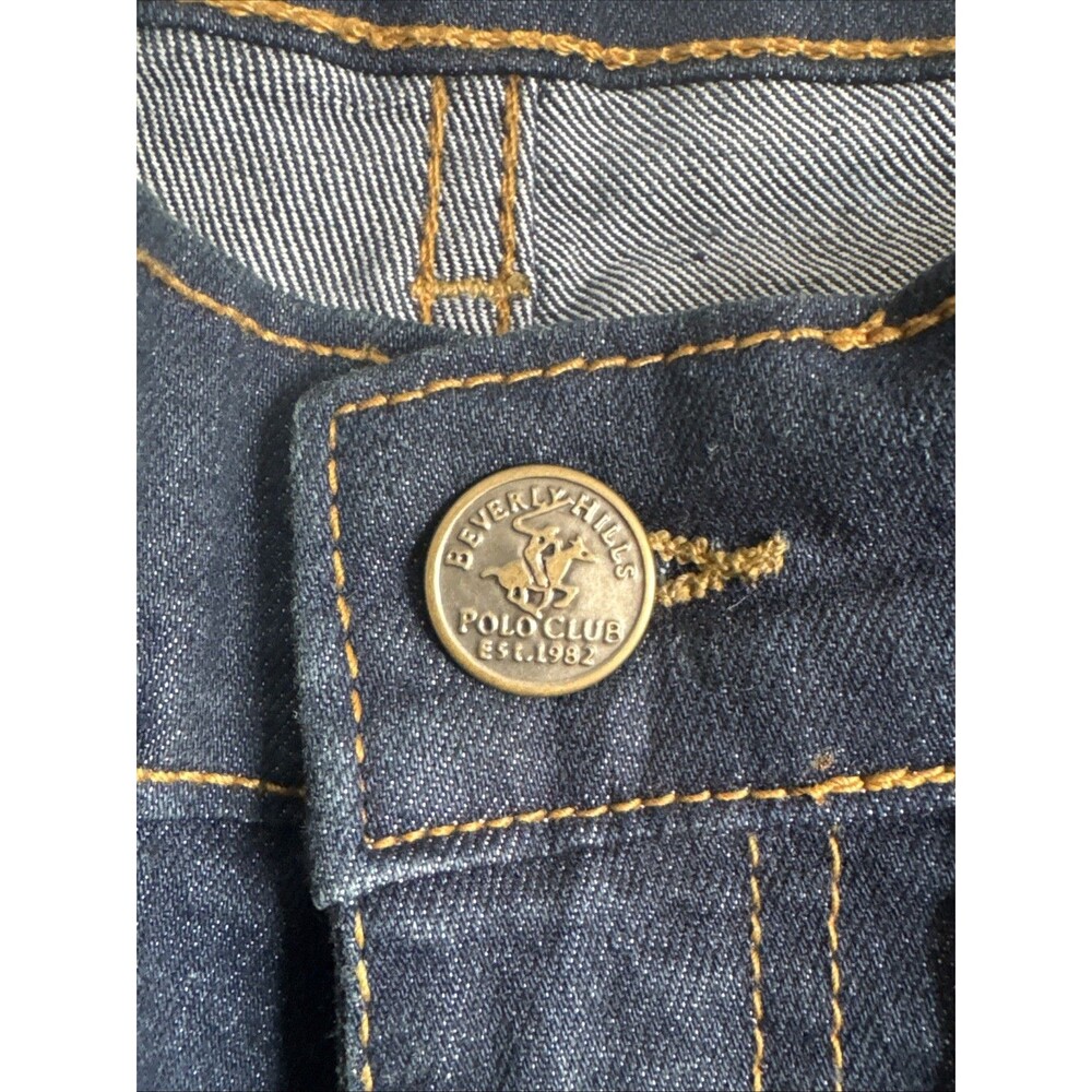 Beverly Hills Polo Club Jeans Men’s 30x30 Slim Fit Stretch Denim Blue - Picture 6 of 12